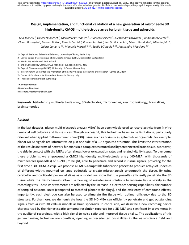 Design, implementation, and functional validation of a ne... | ResearchHub