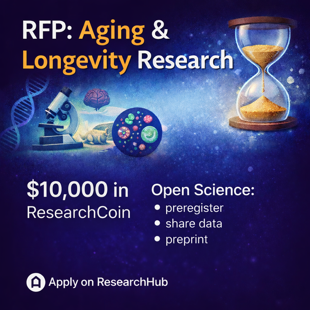 Request for Proposals - Aging and Longevity | ResearchHub